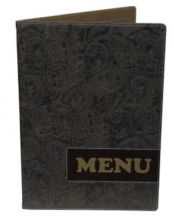 Jídelní lístek DESIGN A4, hnědý ornament