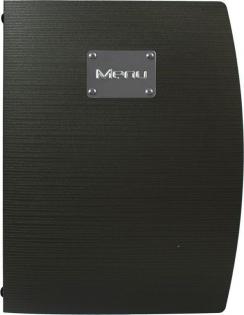 Jídelní lístek RIO A4, černá