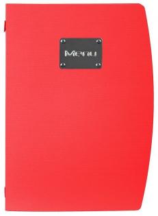 Jídelní lístek RIO A4, červená