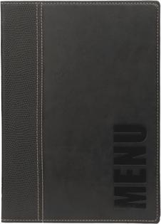 Jídelní lístek TRENDY A5, černá Jídelní lístek TRENDY A5, černá