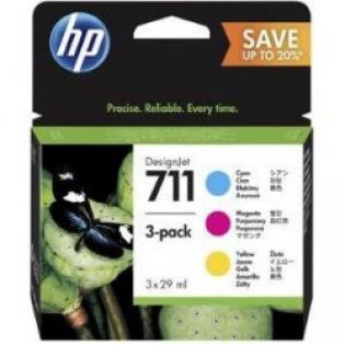 HP sada (CMY) inkoust, P2V32A, No.711 HP sada (CMY) inkoust, P2V32A, No.711