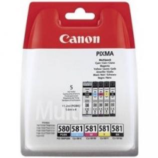 Canon sada (CMYK) inkoust, PGI-580/CLI-581, 2078C005 Canon sada (CMYK) inkoust, PGI-580/CLI-581, 2078C005