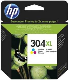 HP barevný (color) inkoust, N9K07A, No.304XL 
