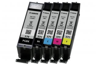 Canon sada (CMYK) inkoust, CLI-571CMYBKXL, 0332C005