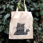 Bavlněná taška Kočka