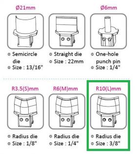 Výsekový rádius pro KW triO 9521 10 mm