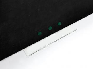 Černá tabule na křídy - Qboard 150 x 97 cm