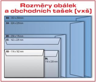 Obálky C5 samolepicí - 1000 ks