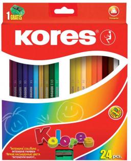 Kores Kolores pastelky trojhranné - 24 barev