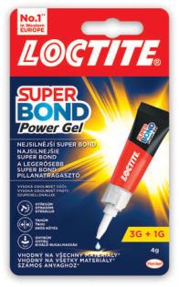 Vteřinové lepidlo LOCTITE SuperBond POWER GEL 4g