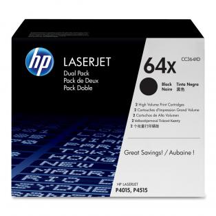 HP černý (black) toner, CC364XD, 64X