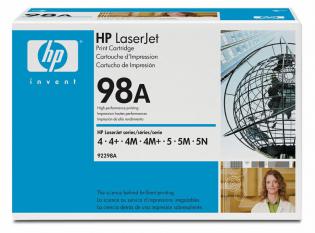 HP černý (black) toner, 92298A HP černý (black) toner, 92298A
