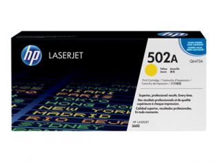 HP žlutý (yellow) toner, Q6472A, 502A