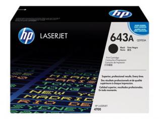HP černý (black) toner, Q5950A, 643A HP černý (black) toner, Q5950A, 643A