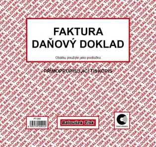 Baloušek faktura daňový doklad - A4 / 2/3 / 50 listů / NCR / PT200