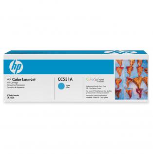 HP azurový (cyan) toner, CC531A