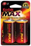 Baterie Kodak alkalické - baterie mono článek velký R20 / 2 ks