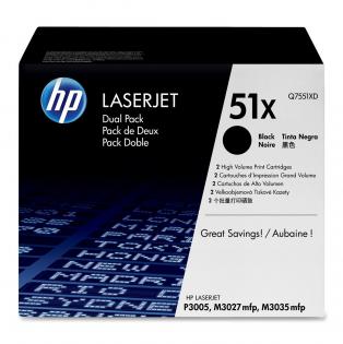 HP černý (black) toner, Q7551XD