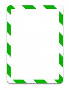 Kapsy Magneto, A4, zeleno-bílá, samolepicí