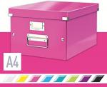 Zásuvkový box Leitz Click &amp; Store - 3 zásuvky / růžová