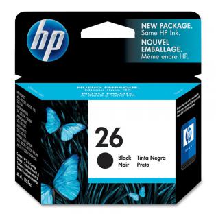HP černý (black) inkoust, No.26, 51626A HP černý (black) inkoust, No.26, 51626A