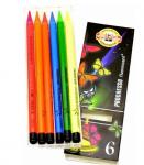 Pastelky Progresso FLUORESCENT - 6 barev