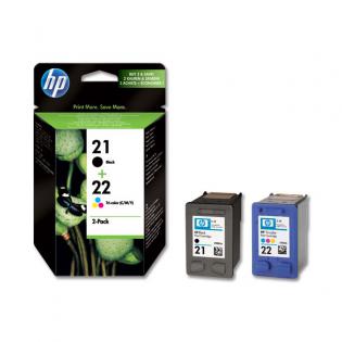HP sada inkoustů, No.21, C9351A + No.22, C9352A HP sada inkoustů, No.21, C9351A + No.22, C9352A