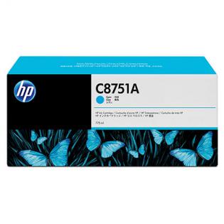 HP azurový (cyan) inkoust,  C8751A