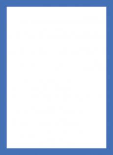 Magnetický rámeček LEAN, A4, modrá