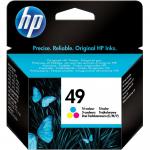 HP barevný (color) inkoust, No.49, 51649N