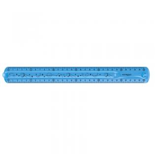 Pravítko KEYROAD ohebné Flexi - 30 cm / mix barev