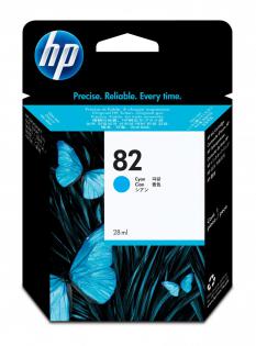 HP azurový (cyan) inkoust, No.82, C4911A HP azurový (cyan) inkoust, No.82, C4911A