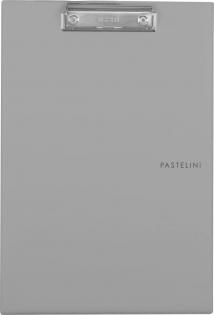 Podložka A4 s klipem PASTELINI - šedá