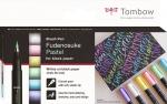 Kreativní sada Tombow Fudenosuke - 6 pastelových barev