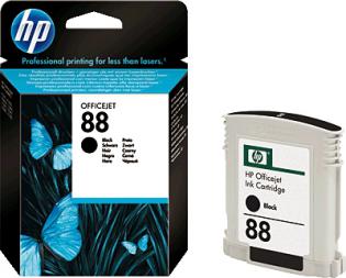 HP černý (black) inkoust, No.88, C9385A HP černý (black) inkoust, No.88, C9385A