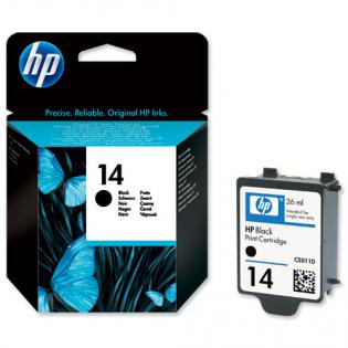 HP černý (black) inkoust, No.14, C5011D HP černý (black) inkoust, No.14, C5011D