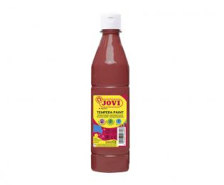 Tekuté temperové barvy JOVI v lahvi - 500 ml / hnědá