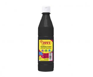 Tekuté temperové barvy JOVI v lahvi - 500 ml / černá