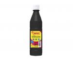 Tekuté temperové barvy JOVI v lahvi - 500 ml / černá