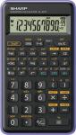 Sharp EL-501 školní kalkulačka černo-fialová