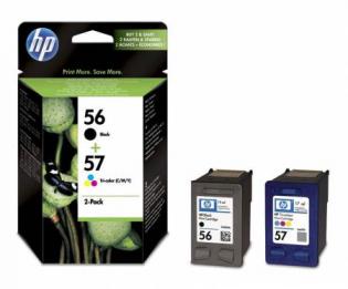 HP sada inkoustů, No.56, C6656A + No.57, C6657A HP sada inkoustů, No.56, C6656A + No.57, C6657A