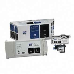 HP černý (black) inkoust + tisková hlava, No.81