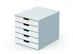 Zásuvkový box VARICOLOR® MIX - 5 zásuvek / bílá