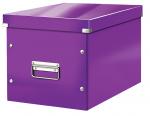 Krabice Click &amp; Store - L velká / purpurová