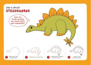 Omalovánkové překreslovánky Kresli.to - Jak se kreslí dinosauři