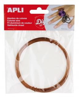Modelovací drát APLI meděný / šířka 1,5mm / délka 5m Modelovací drát APLI meděný / šířka 1,5mm / délka 5m