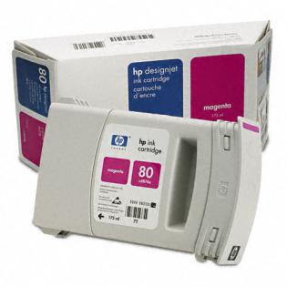 HP purpurový (magenta) inkoust, No.80, C4874A HP purpurový (magenta) inkoust, No.80, C4874A