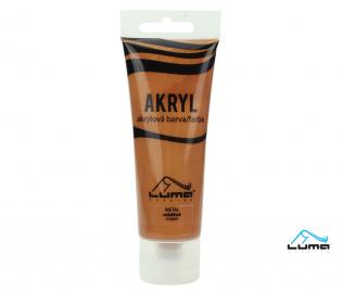 LUMA akrylová barva / METAL měděná 75ml LUMA akrylová barva / METAL měděná 75ml