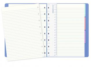 Blok Filofax Notebook Pastel pastel. modrá - A5/56l