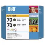 HP matte black inkoust, No.70, CB339A